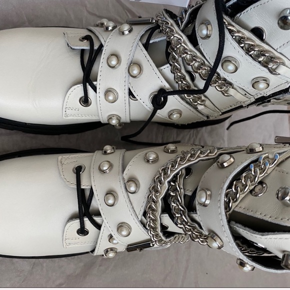 boots blanches zara